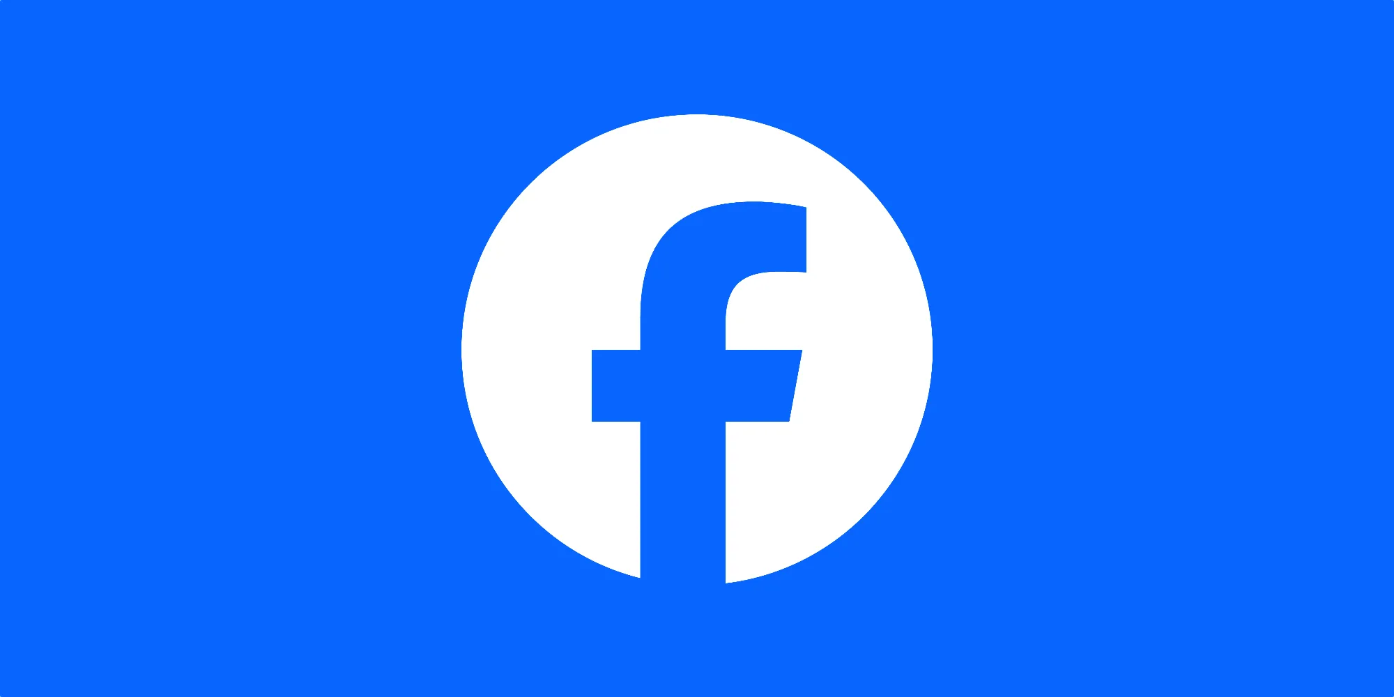 facebook logo blue